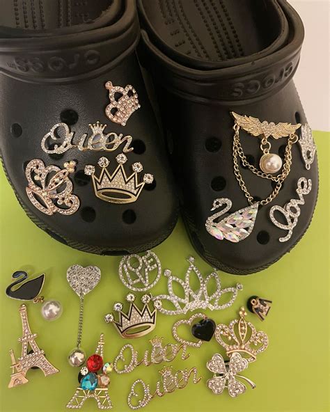 designer bling charms for crocs.